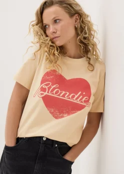 Cream Blondie Heart T-Shirt