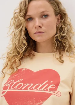 Cream Blondie Heart T-Shirt