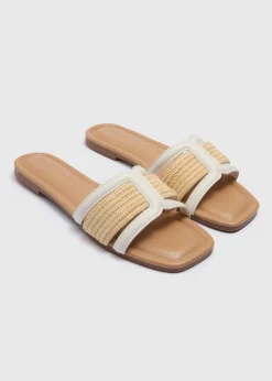 Cream Crafted Mule Slider