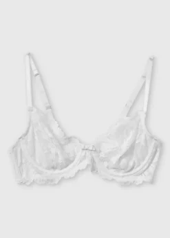 Cream Lace Non Padded Bra