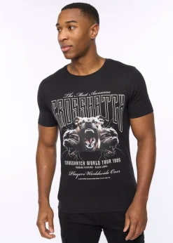 Crosshatch  Black  Dogz  T-Shirt