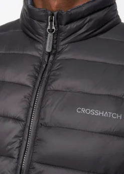 Crosshatch Black Gattering Gilet