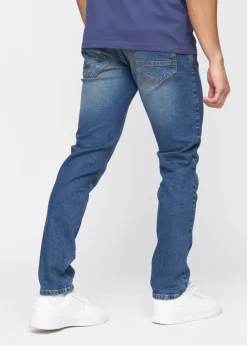 Crosshatch Blue Wash Buraca Slim Fit Jean