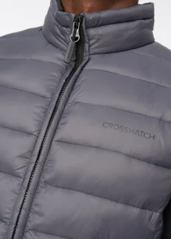 Crosshatch Charcoal Gattering Gilet