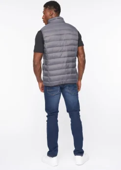 Crosshatch Charcoal Gattering Gilet
