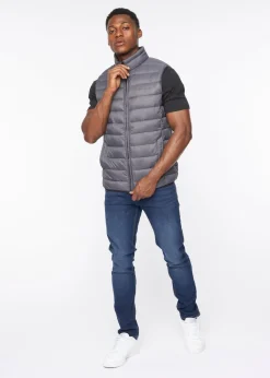 Crosshatch Charcoal Gattering Gilet