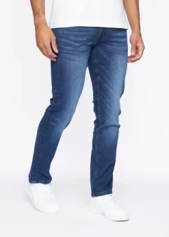 Crosshatch Dark Blue Wash New Svelte Slim Jeans