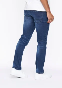 Crosshatch Dark Blue Wash New Svelte Slim Jeans