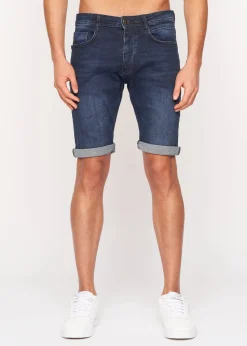 Crosshatch  Dark Wash  Tadcaster  Denim  Shorts