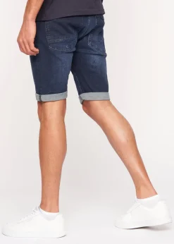 Crosshatch  Dark Wash  Tadcaster  Denim  Shorts