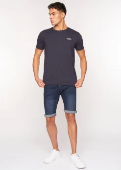 Crosshatch  Dark Wash  Tadcaster  Denim  Shorts