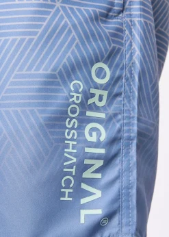 Crosshatch  Denim  Blue  Layotta  Swim  Shorts