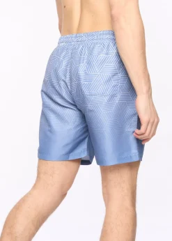 Crosshatch  Denim  Blue  Layotta  Swim  Shorts