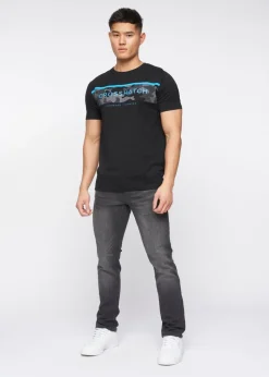 Crosshatch Grey Wash New Svelte Slim Jeans