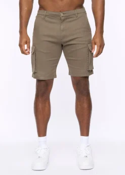 Crosshatch Khaki Frentons Cargo Shorts