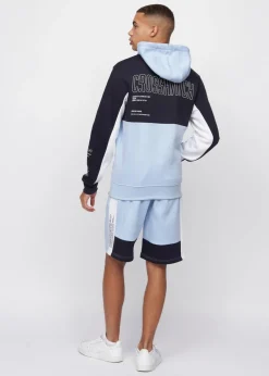 Crosshatch Navy/Light Blue Compounds Hoodie