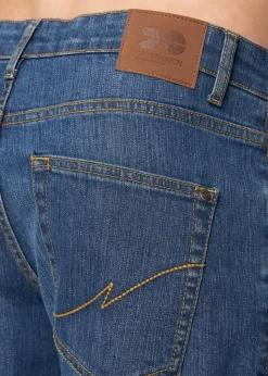 Crosshatch  Stone  Wash  Bandol  Straight  Leg  Jeans