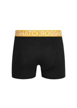 Crosshatch Yellow  Payso Boxers (3 Pack)