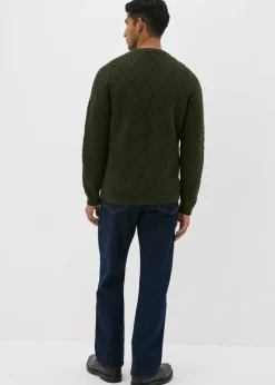 Dark Blue Boot Cut Fit Jeans