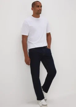 Dark Denim Straight Jeans
