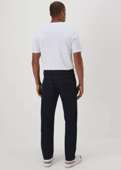 Dark Denim Straight Jeans