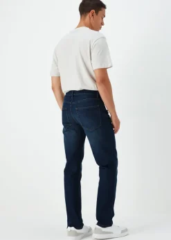 Dark Wash Stretch Straight Fit Jeans