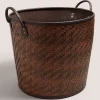 Dark Woven Urban Basket