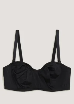 DD+ Black Non Padded Multiway Bra