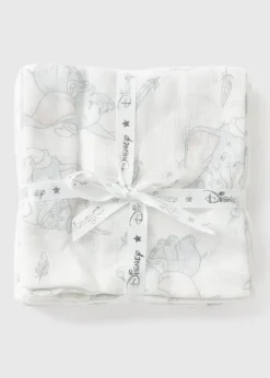 Disney 3 Pack Baby Cream Dumbo Muslin Cloths