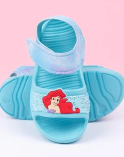 Disney Ariel Kids Green Sandals (Younger 6-12 Older)