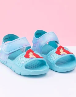 Disney Ariel Kids Green Sandals (Younger 6-12 Older)