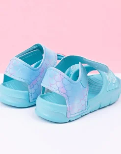 Disney Ariel Kids Green Sandals (Younger 6-12 Older)