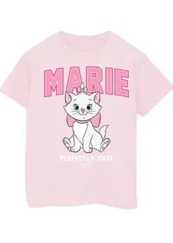 Disney Aristocats Marie Perfectly Girls Pink T-Shirt (3-13 Years)