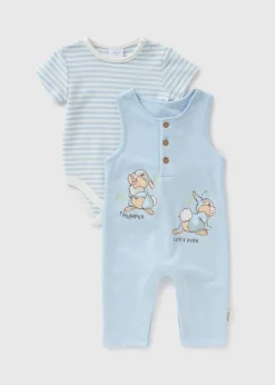 Disney Baby Blue Thumper Bodysuit & Dungaree Set (Newborn-18mths)