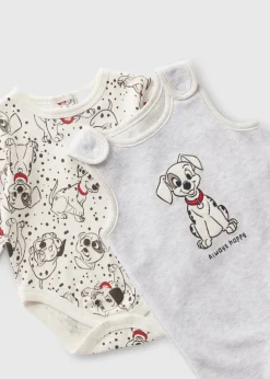 Disney Baby Cream Dalmatians Dungaree & Bodysuit Set (Newborn-18mths)
