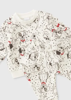 Disney Baby Cream Dalmatians Sweatshirt & Jogging Bottoms Set (Newborn-18mths)
