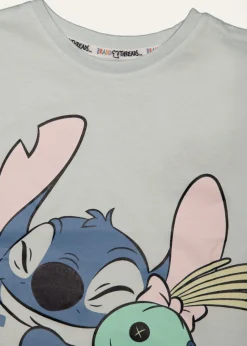 Disney Blue Girls Stitch Pyjama Set (7-12 Years)