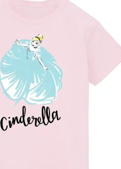 Disney Cinderella Girls Pink T-Shirt (3-13 Years)