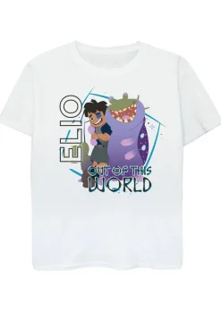 Disney Elio Out Of This World Kids White Graphic T-Shirt (3-13 Years)