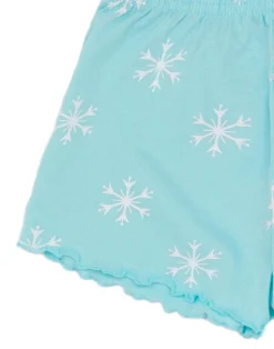 Disney Frozen Kids Blue Shortie Pyjamas (2-8 Years)