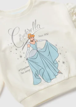 Disney Girls Cream Cinderella Sweatshirt (1-7yrs)
