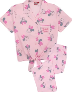 Disney Girls Pink Minnie Mouse Pyjama Set (7 - 13 Years)