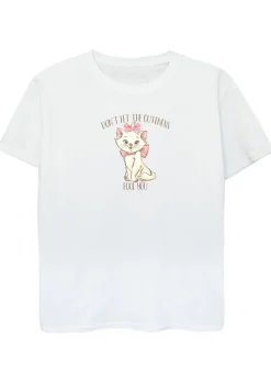 Disney Kids White The Aristocats Marie Cuteness T-Shirt (3-13 Years)