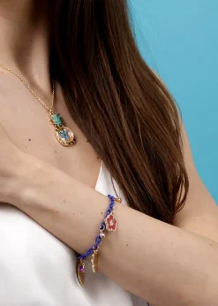 Disney Lilo & Stitch Multi Enamel Costume Charm Bracelet