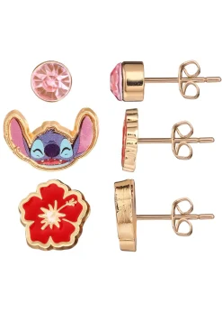 Disney Lilo & Stitch Multi Enamel Costume 3pcs Earring Set