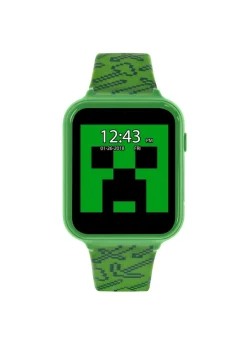 Disney Minecraft Green Silicon Strap Watch