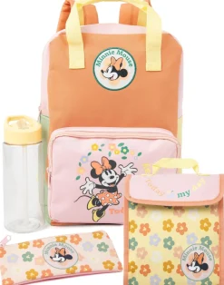 Disney Minnie Mouse Backpack 4 Piece Set