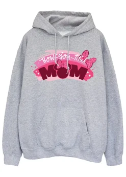 Disney Minnie Mouse Bow-ti-ful Mum Heather Grey Hoodie
