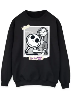 Disney Nightmare Before Christmas Polaroid Adult Black Sweatshirt