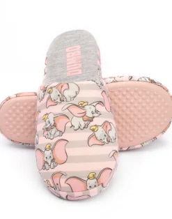 Disney Pink Dumbo Mule Slippers